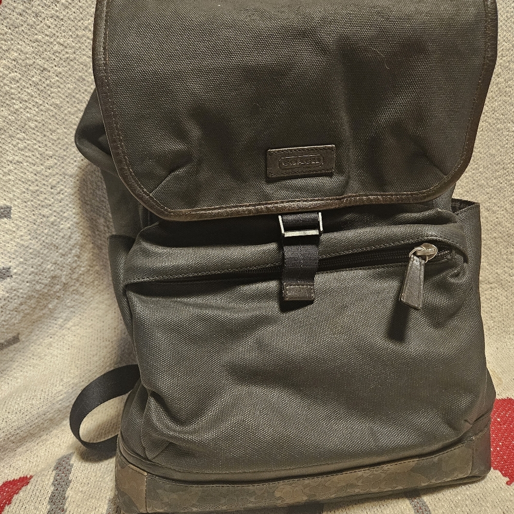 Coach Camo Backpack